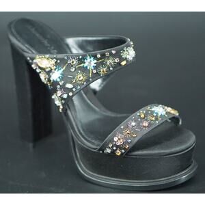 Alexander McQueen 145MM Comet Crystal Embellished Platform Sandals SZ 39 $1595